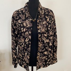 Appleseed’s Floral Cotton Jacket Size S